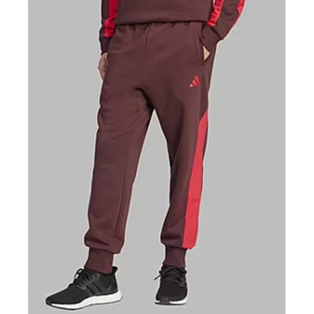 Adidas Mens Drawstring Waist Regular Fit Big & Tall Fleece Sweatpant 3XLT‎ NWT